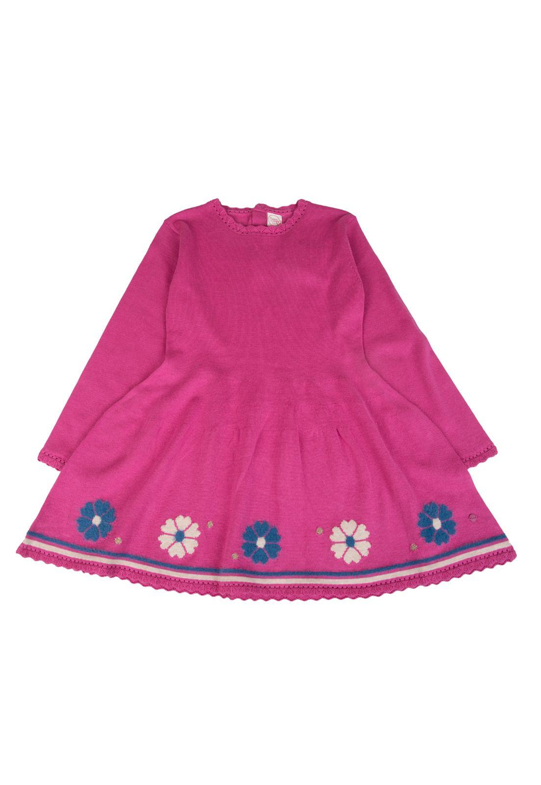 Vestido Niña Rosado Pillin ( PVB921-25ROS )-0