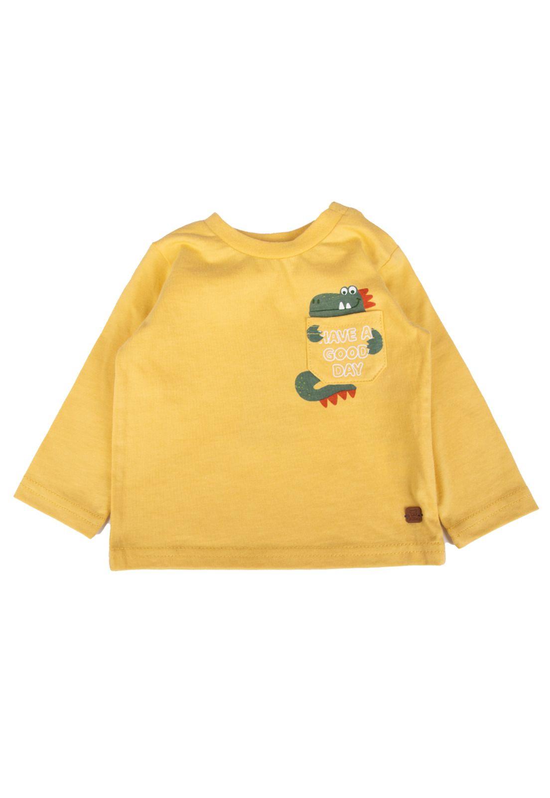 Polera Bebe  Amarillo Pillin ( PVB609-25AMA )-0