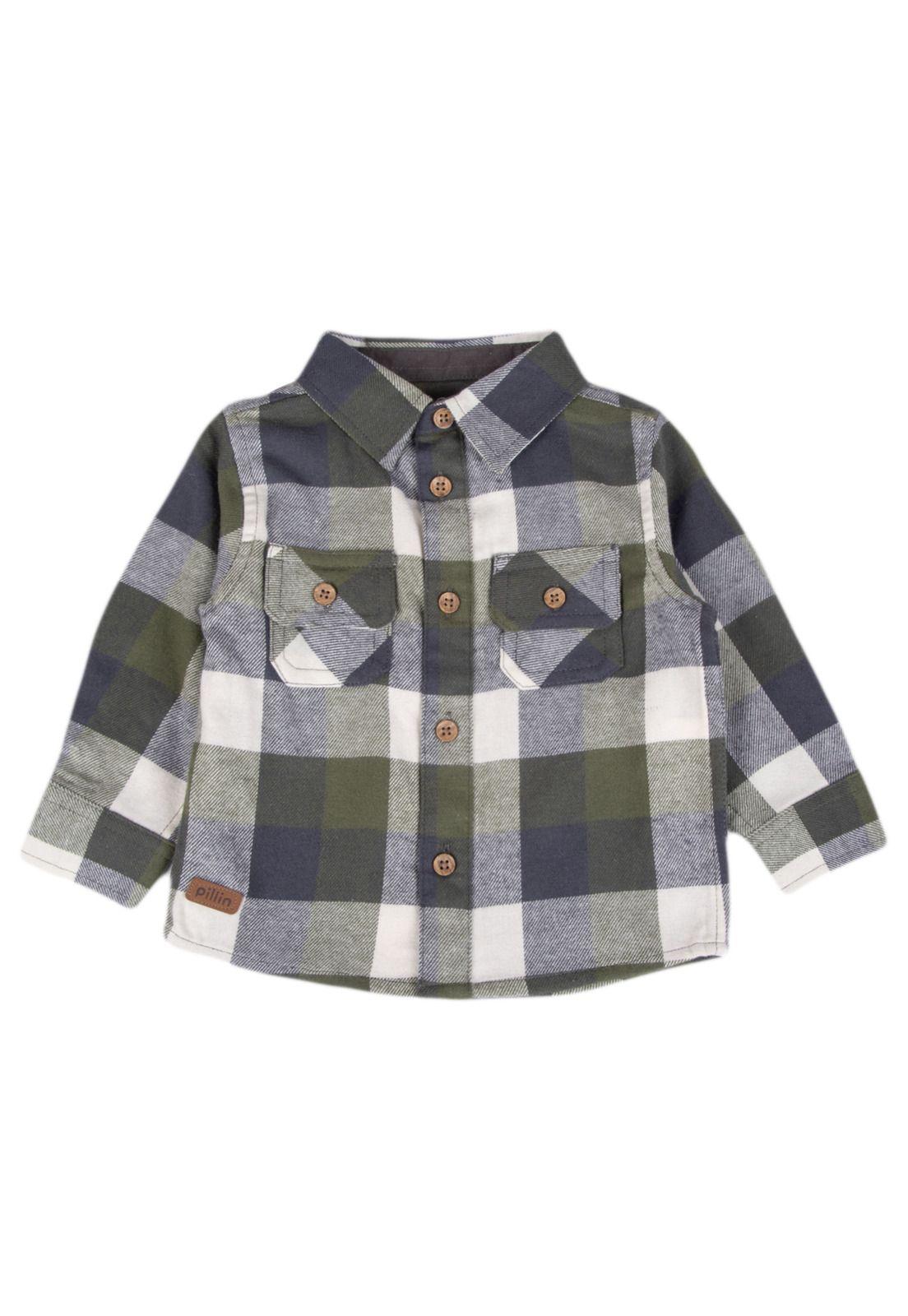 Camisa Bebe Verde Pillin (PVB810-25VER )-0