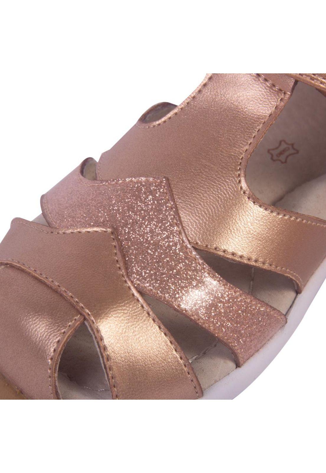 Sandalias Bebe Niña Café Pillin-2