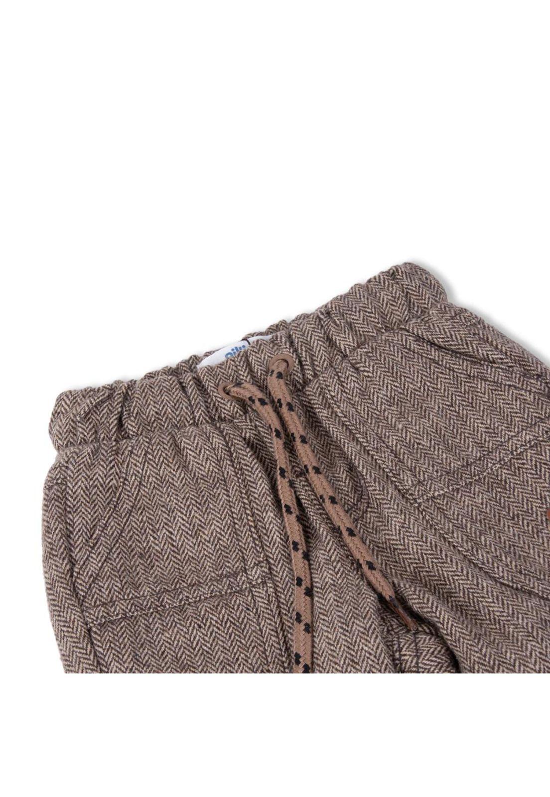 Pantalón Bebé Niño Café Pillin-1