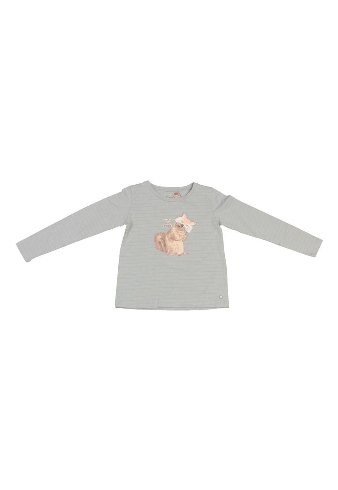 Polera M/L Niña Celeste Pillin-0