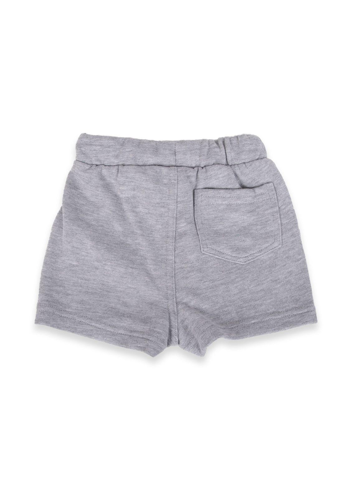 Short Bebé Niño Gris Pillin-3
