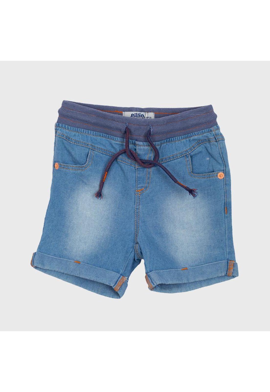 Bermuda Bebé Niño Denim Pillin-0