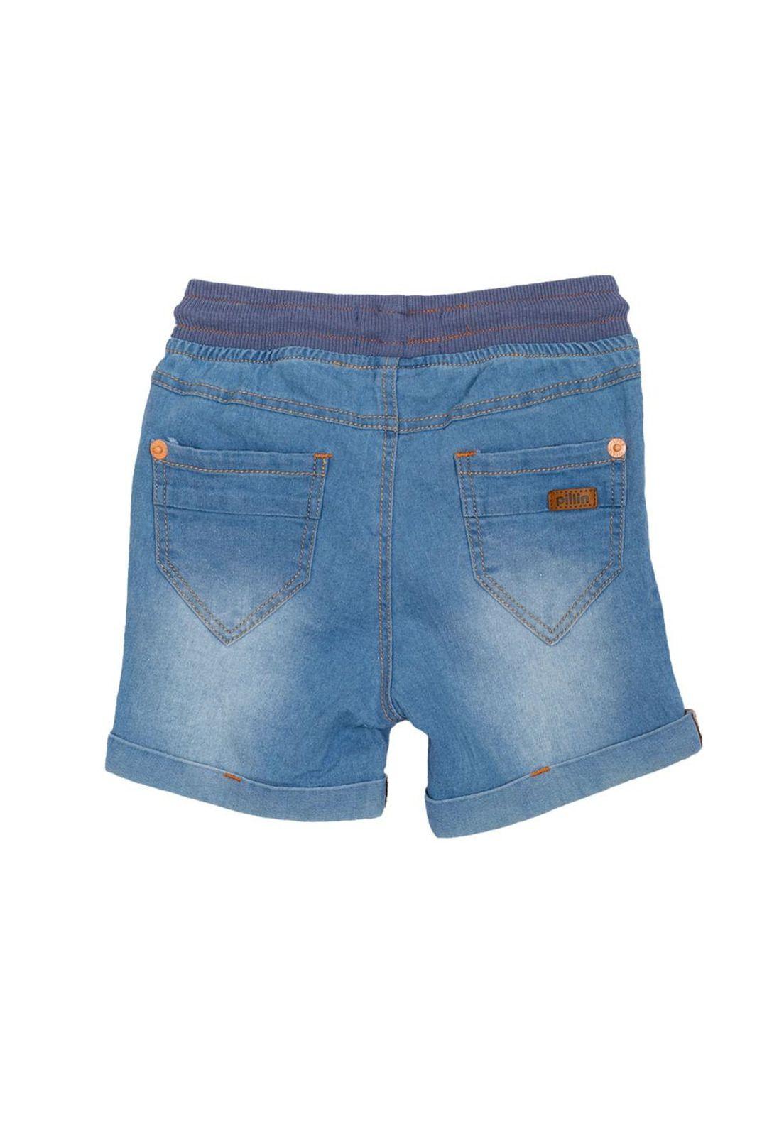 Bermuda Bebé Niño Denim Pillin-1