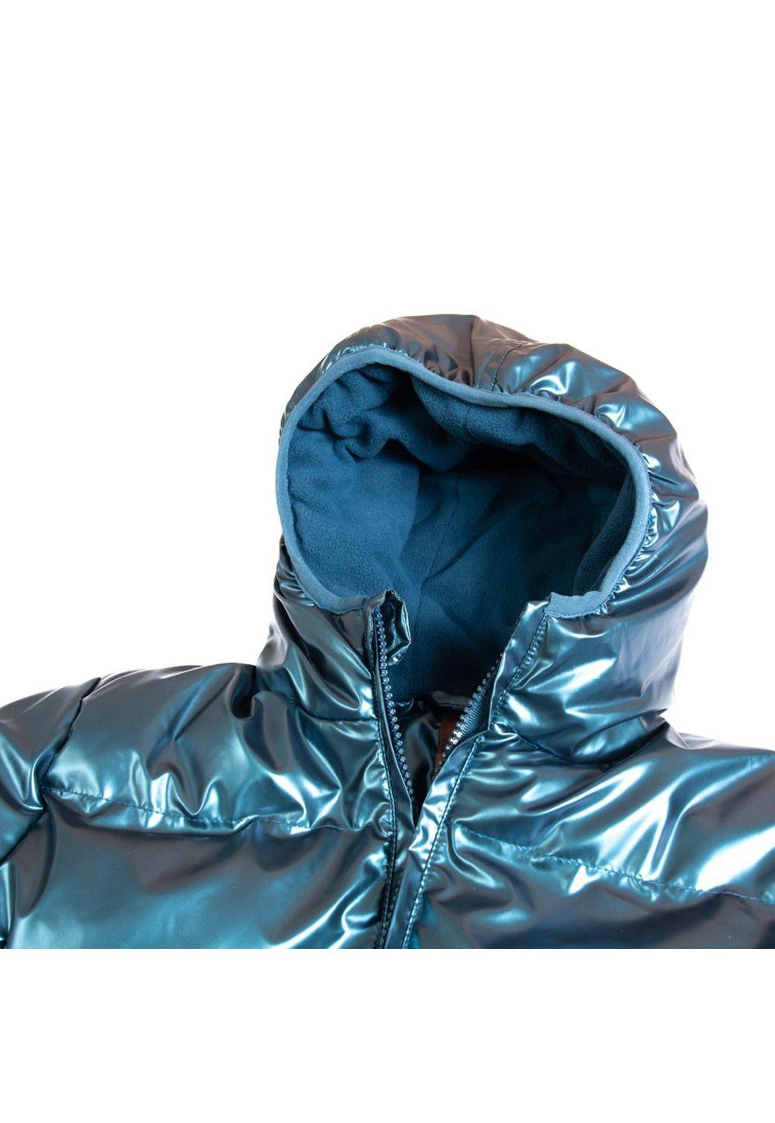 Parka con Capucha Bebé Niño Azul Pillin-1
