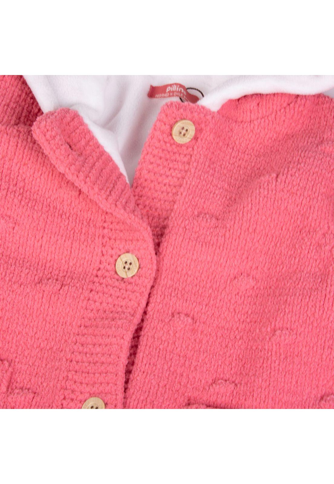 Chaleco Bebe  Rosado Pillin ( PVB915-25COR )-2