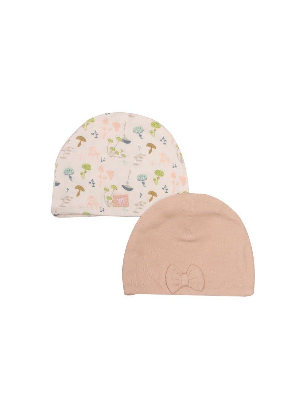 Pack Gorro Bebé Niña 2 Pc Multicolor Pillín-0