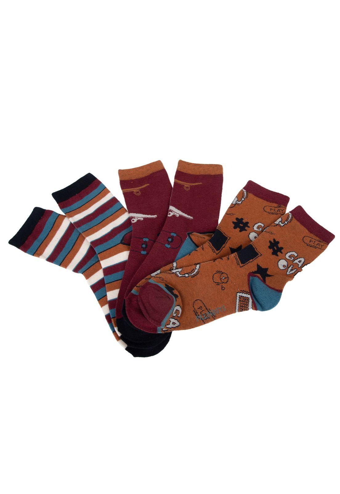 Calcetines  Multicolor Niño Pillin (PAD132-26SUR)-2