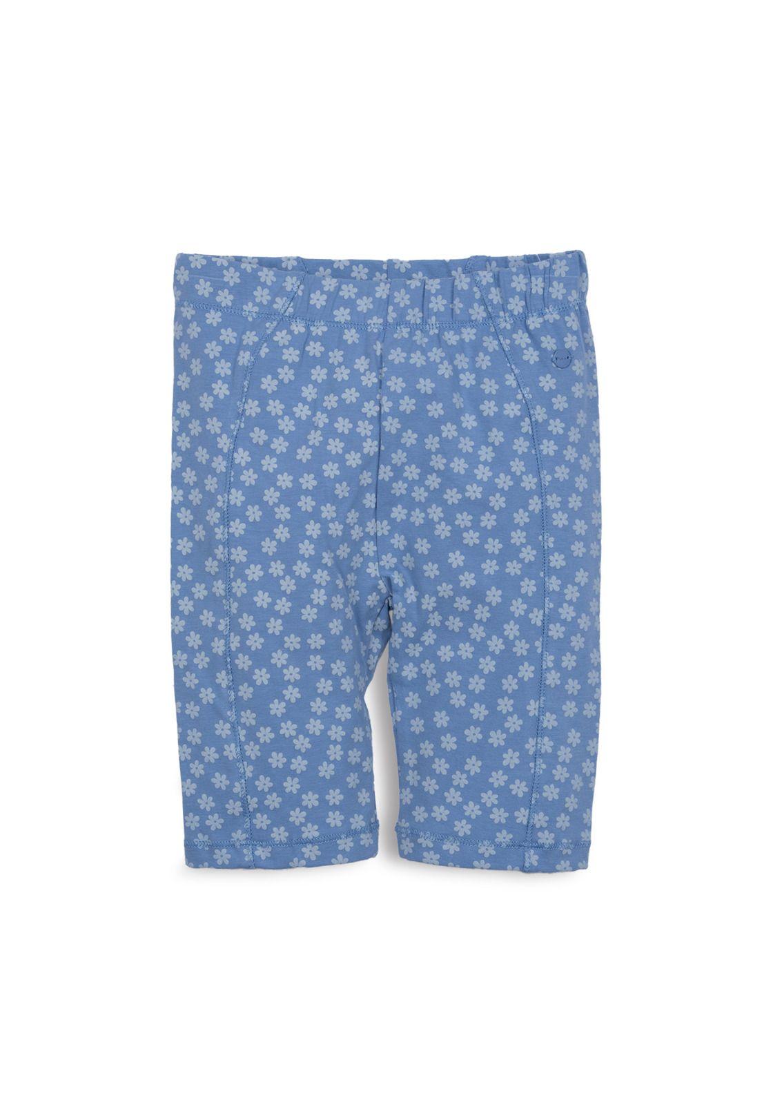 Calza Corta Niña Estampado Floral Jacinto Pillin-0