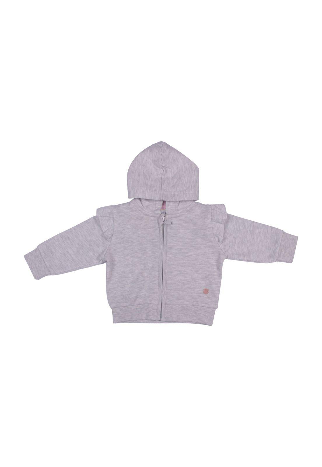 Polerón Bebe Niña Gris claro Pillin-1