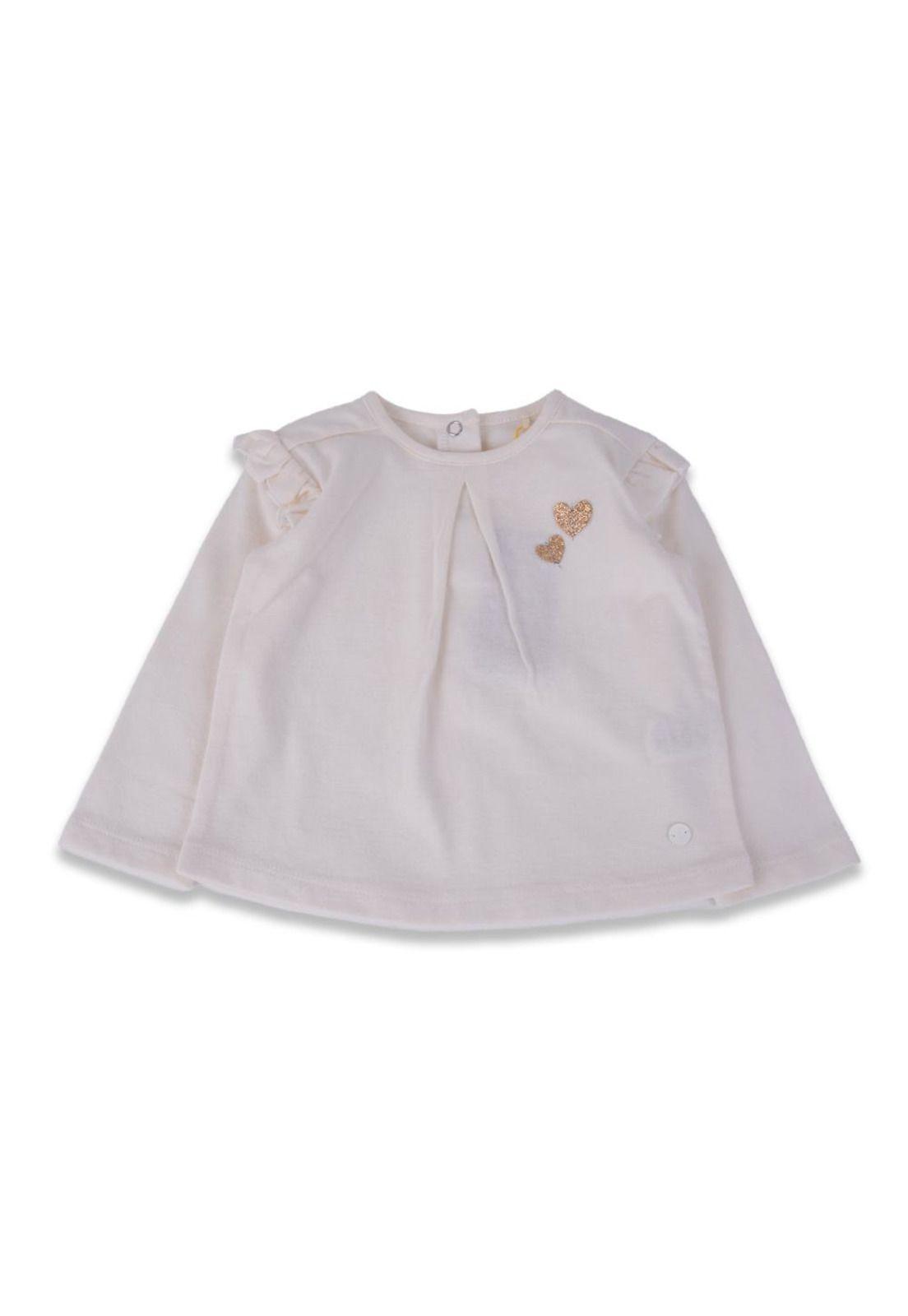 Polera Bebé Niña Crudo Pillin-0