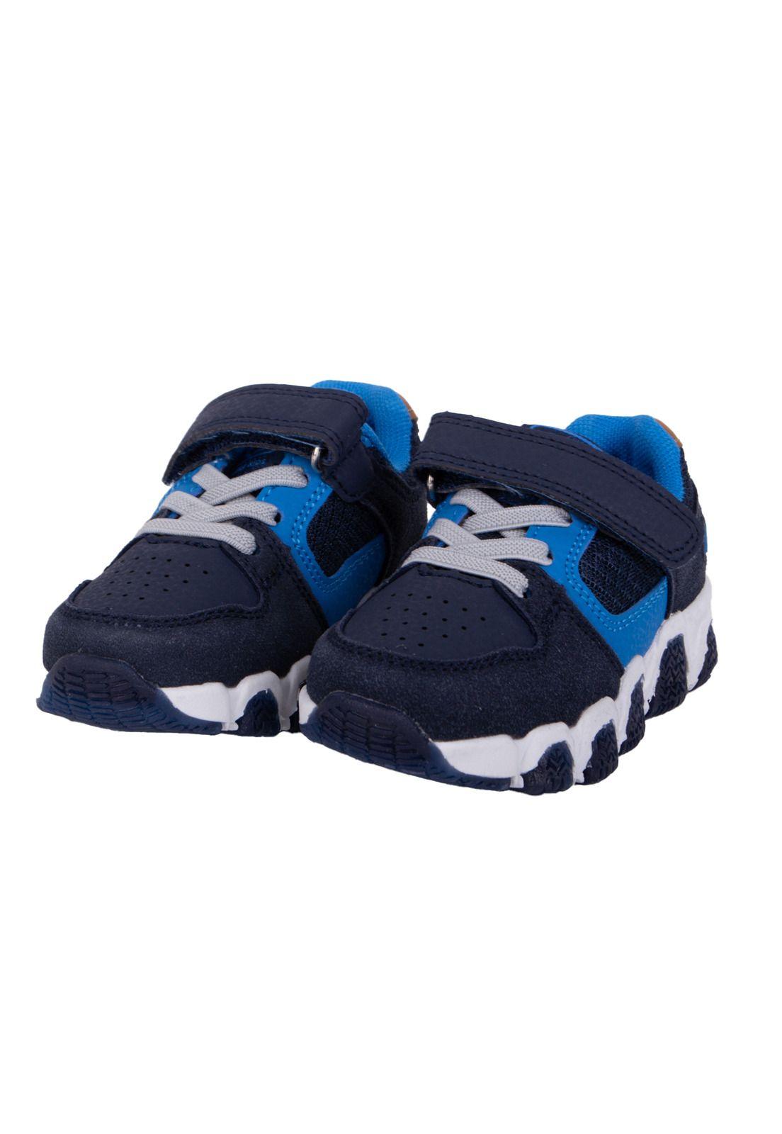 Zapatillas Bebe Niño Azul Pillin-0