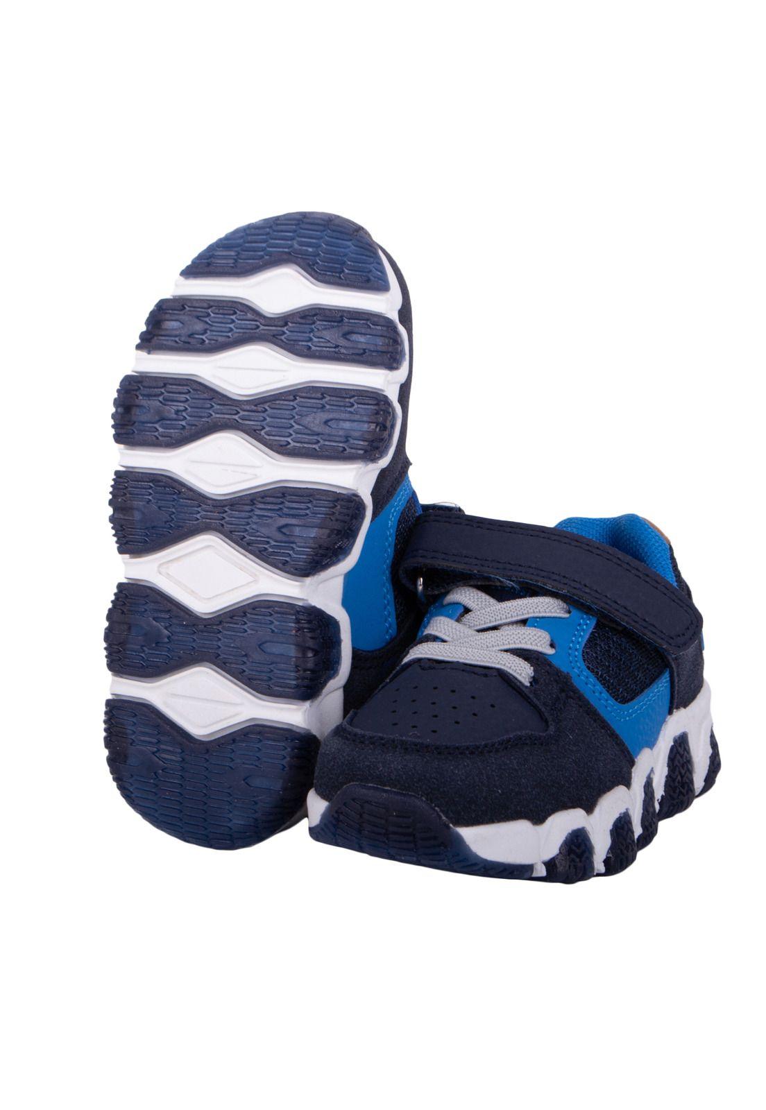 Zapatillas Bebe Niño Azul Pillin-2