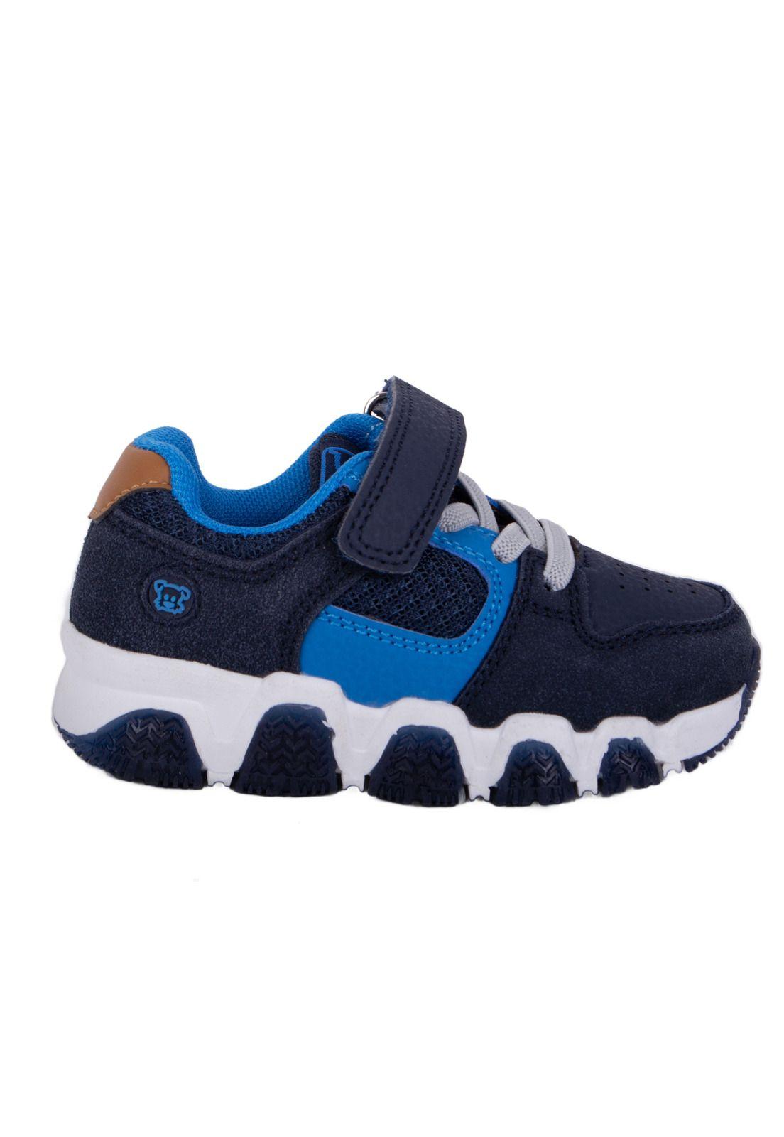 Zapatillas Bebe Niño Azul Pillin-4