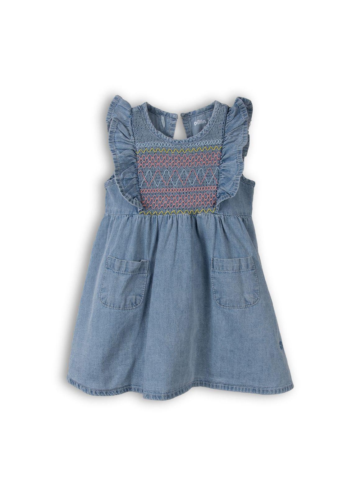 Vestido  Niña Denim Pillin (PVC745-25DEN)-0