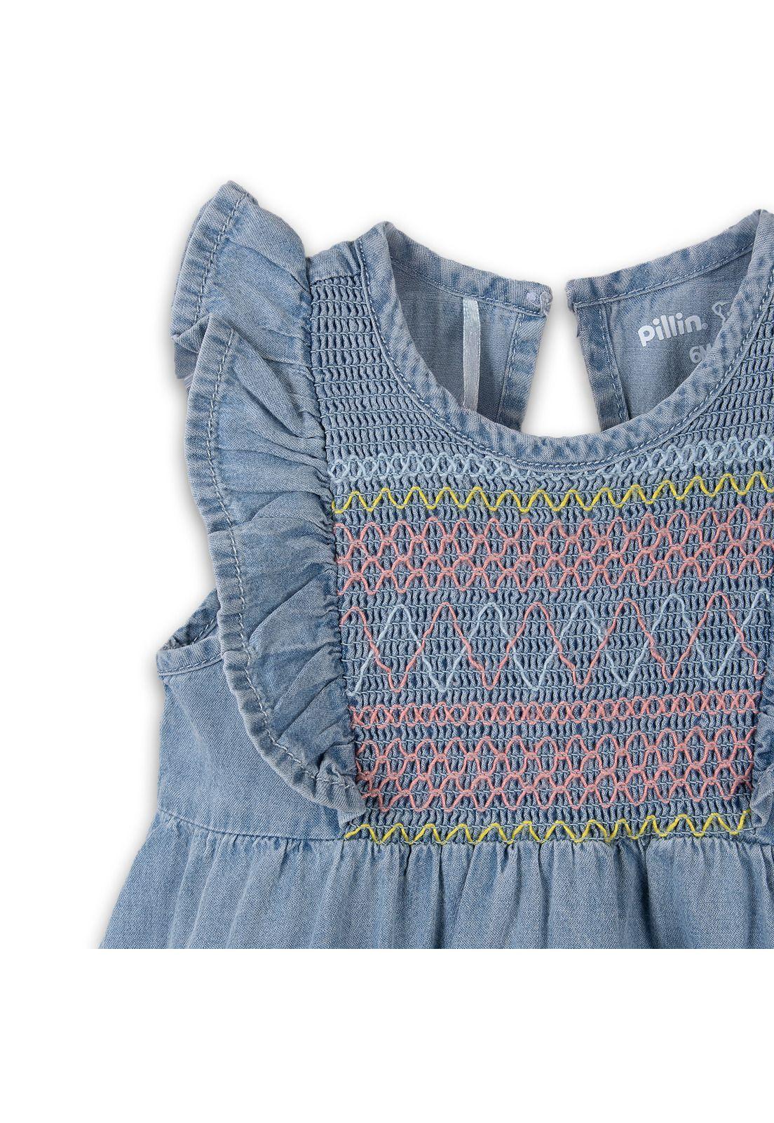 Vestido  Niña Denim Pillin (PVC745-25DEN)-2