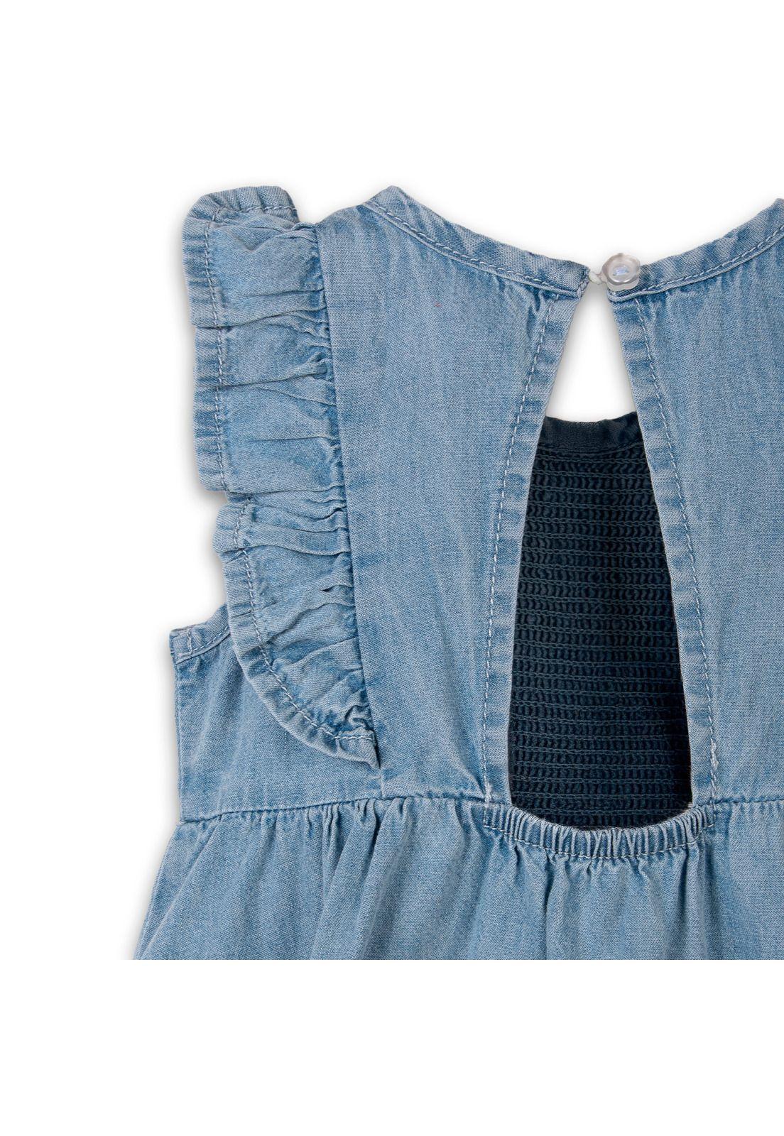 Vestido  Niña Denim Pillin (PVC745-25DEN)-3