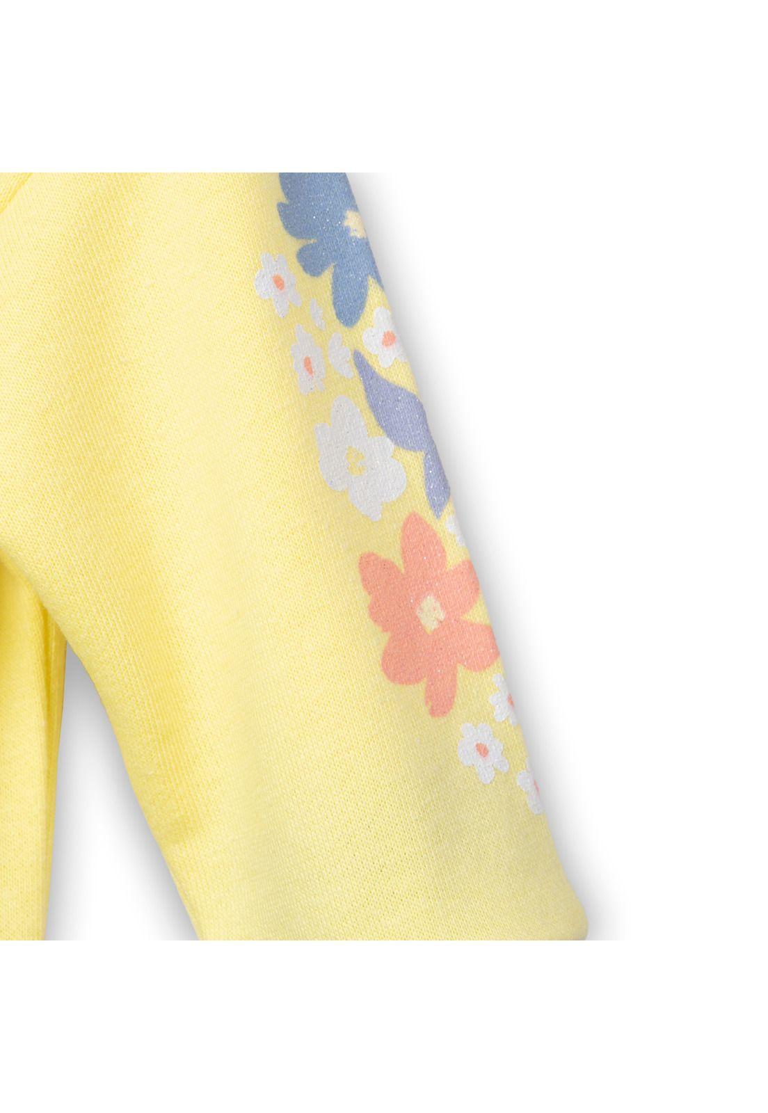Polerón  Niña Amarillo Pillin (PVC510-25AMA3M)-1