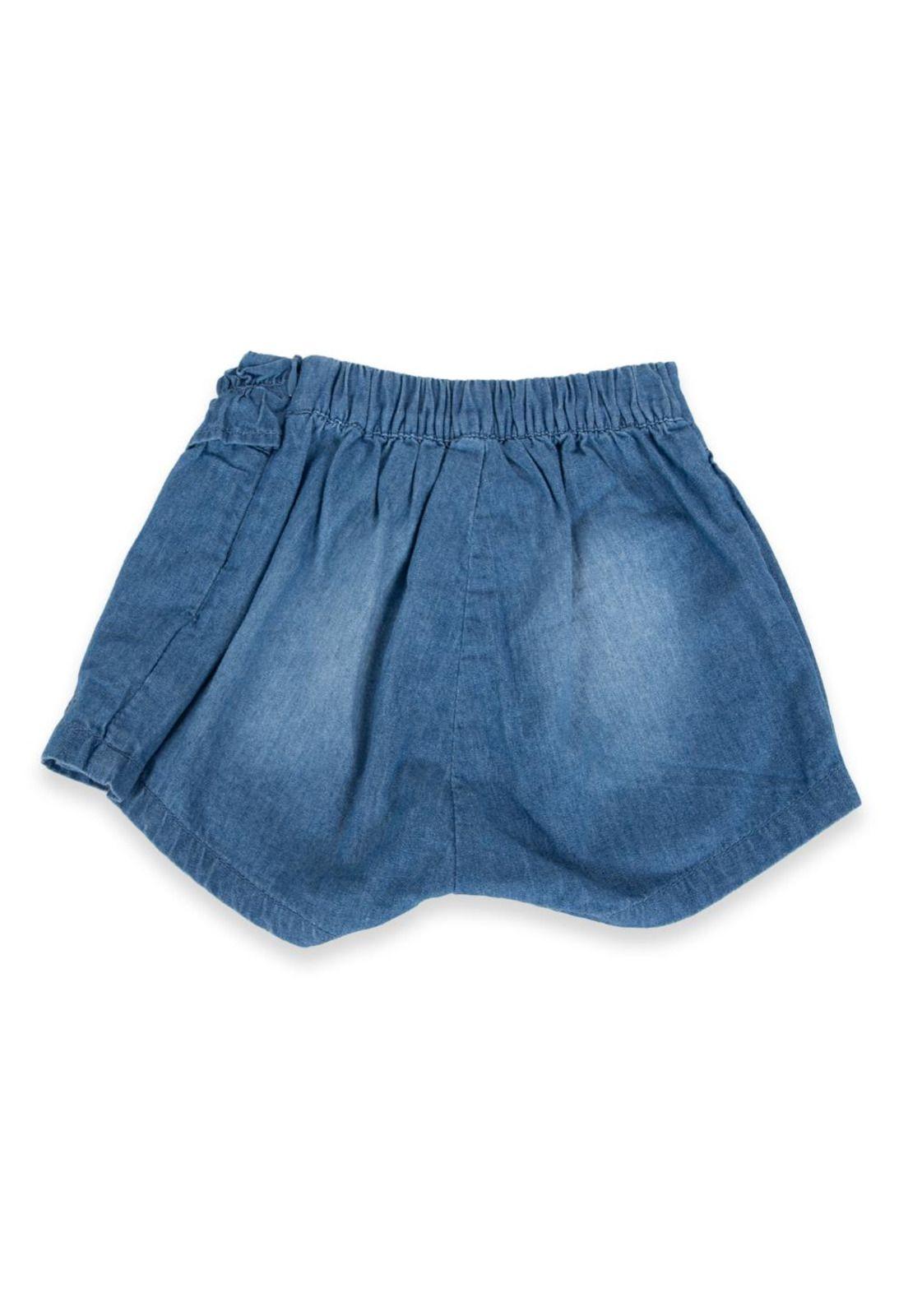 Short Bebé Niña Denim Pillin-2
