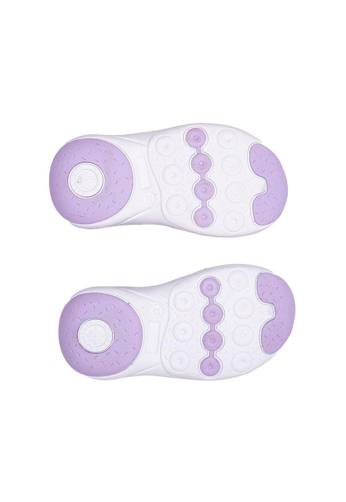 Sandalia Bebe Niña Morado Pillin-2