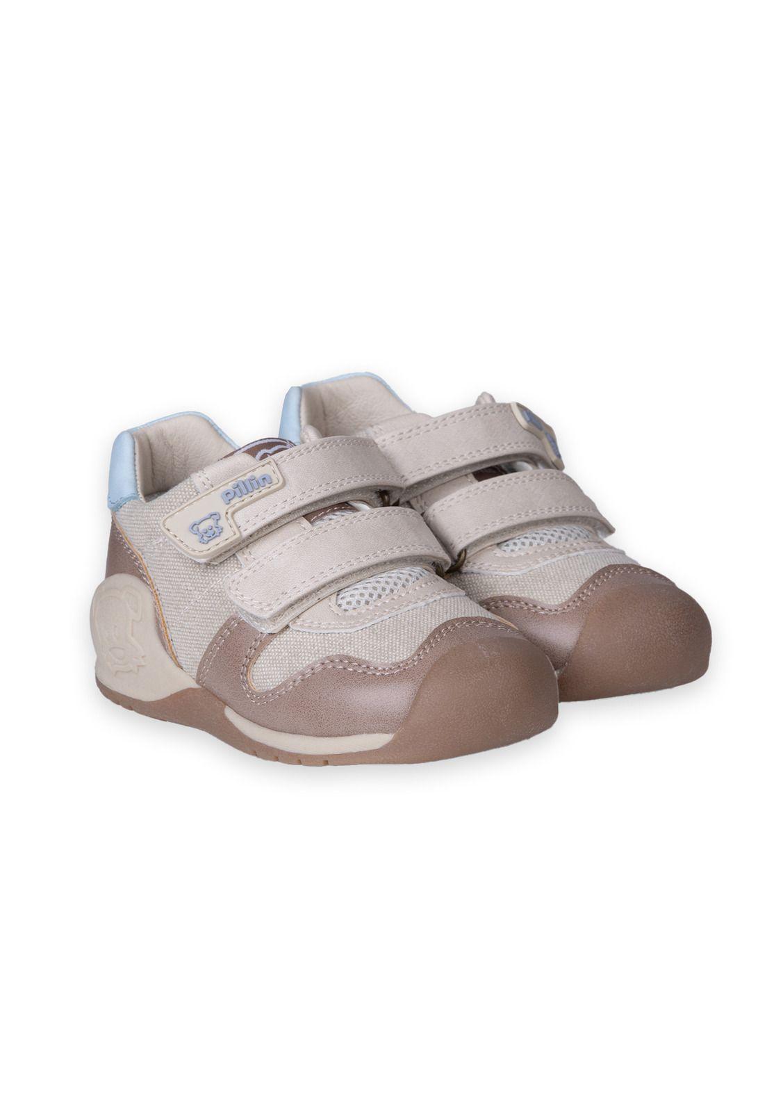 Zapatillas Recién Nacido Niño Beige Pillin (PZC207-25BEI )-0