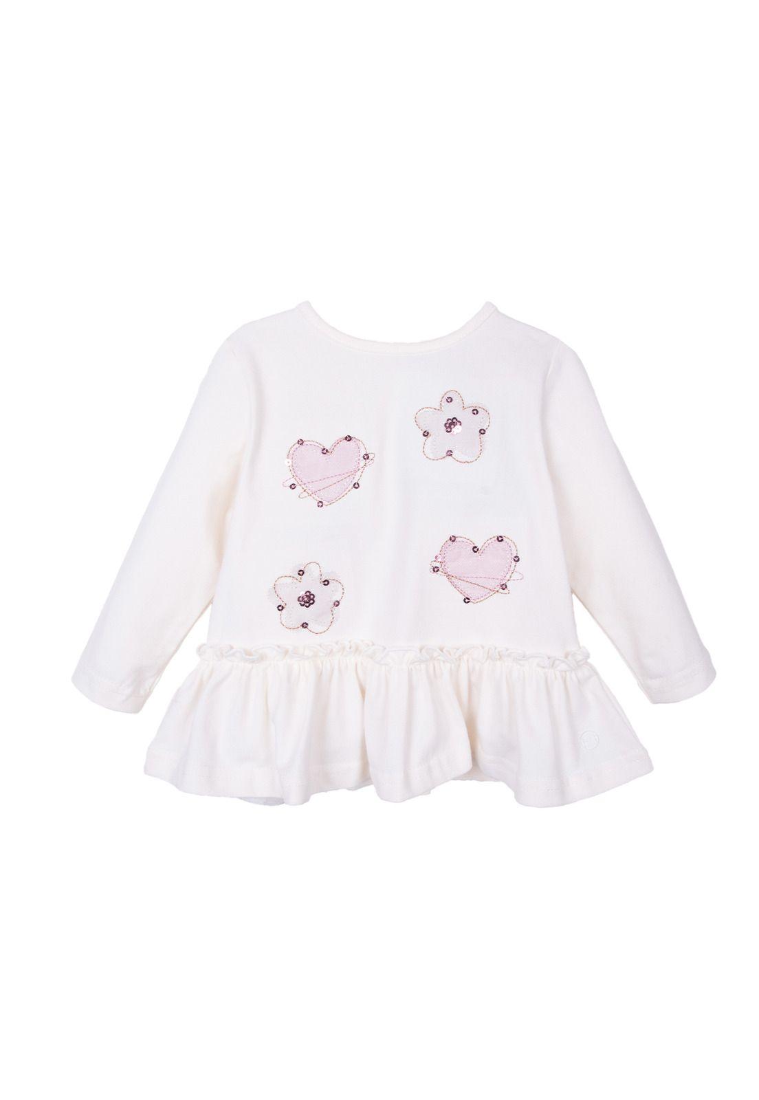 Polera   Pillin Blanco Niña (PVD624-26CRU)-0