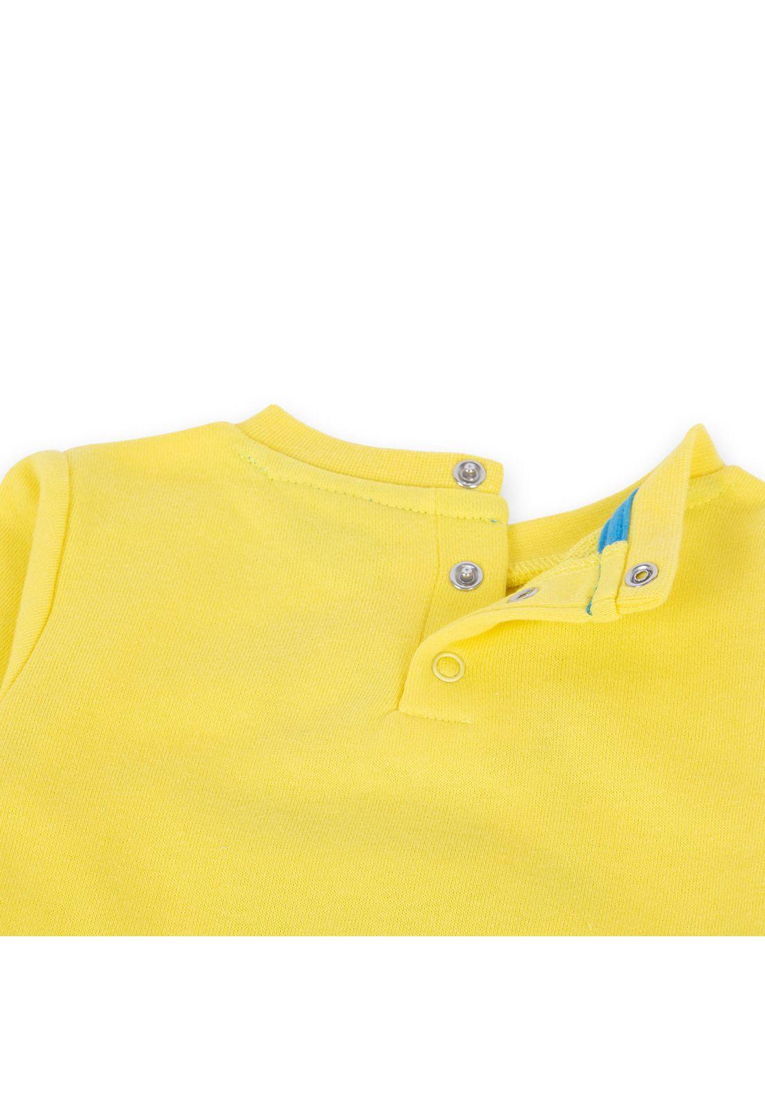 Polerón Bebé Niño Amarillo Pillin-2
