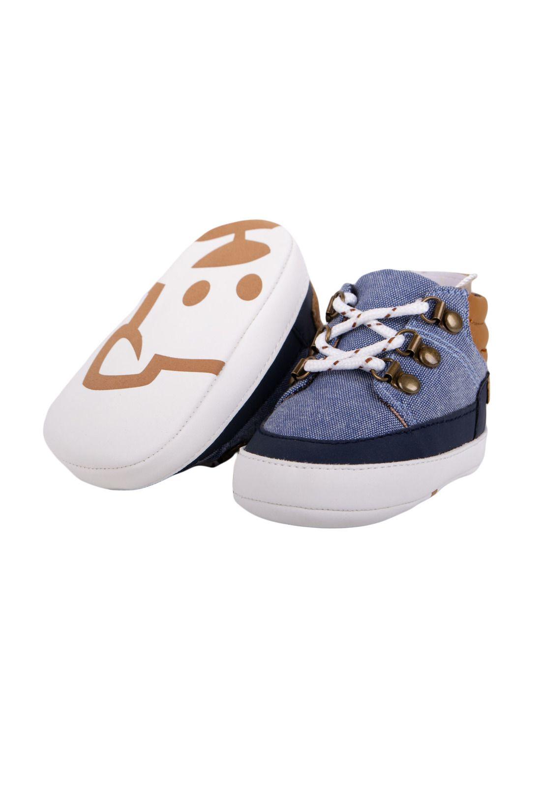 Zapatos Bebé Niño Azul Pillin-1