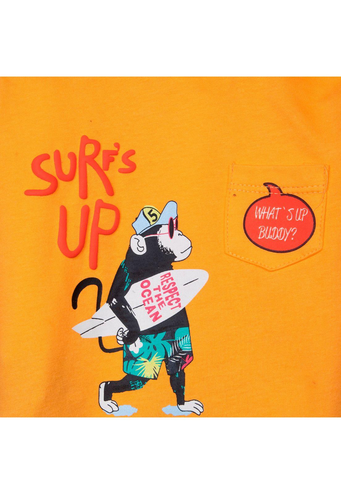 Polera  Niño Naranjo Pillin (PVC603-25NAR)-2