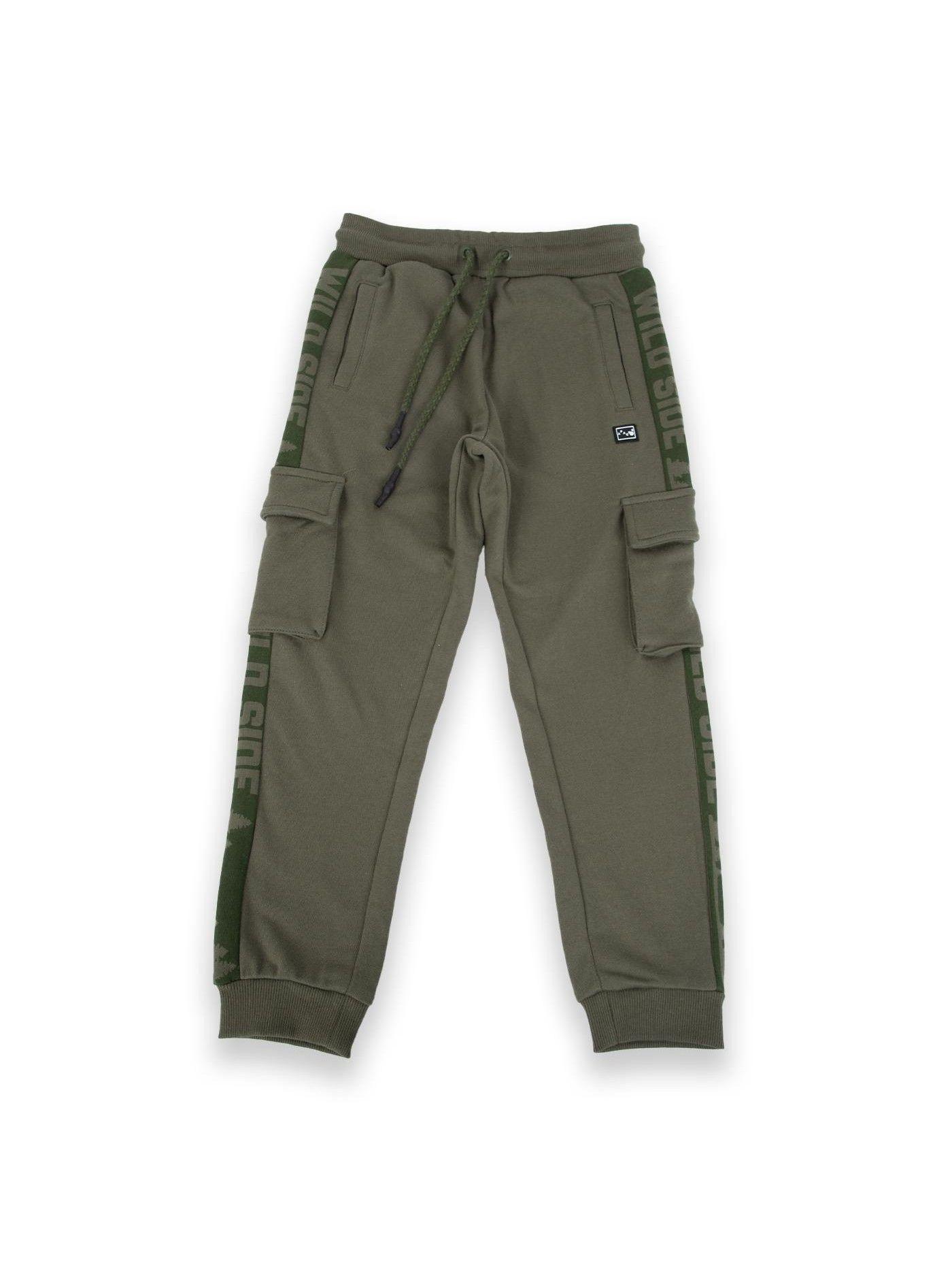 Pantalón Buzo Niño Verde Pillin-0