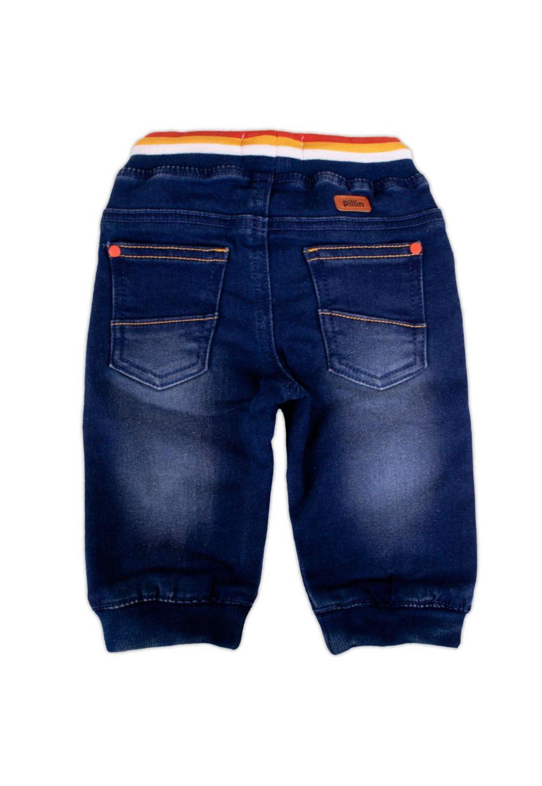 Jeans Bebe Niño Azul Pillin-2