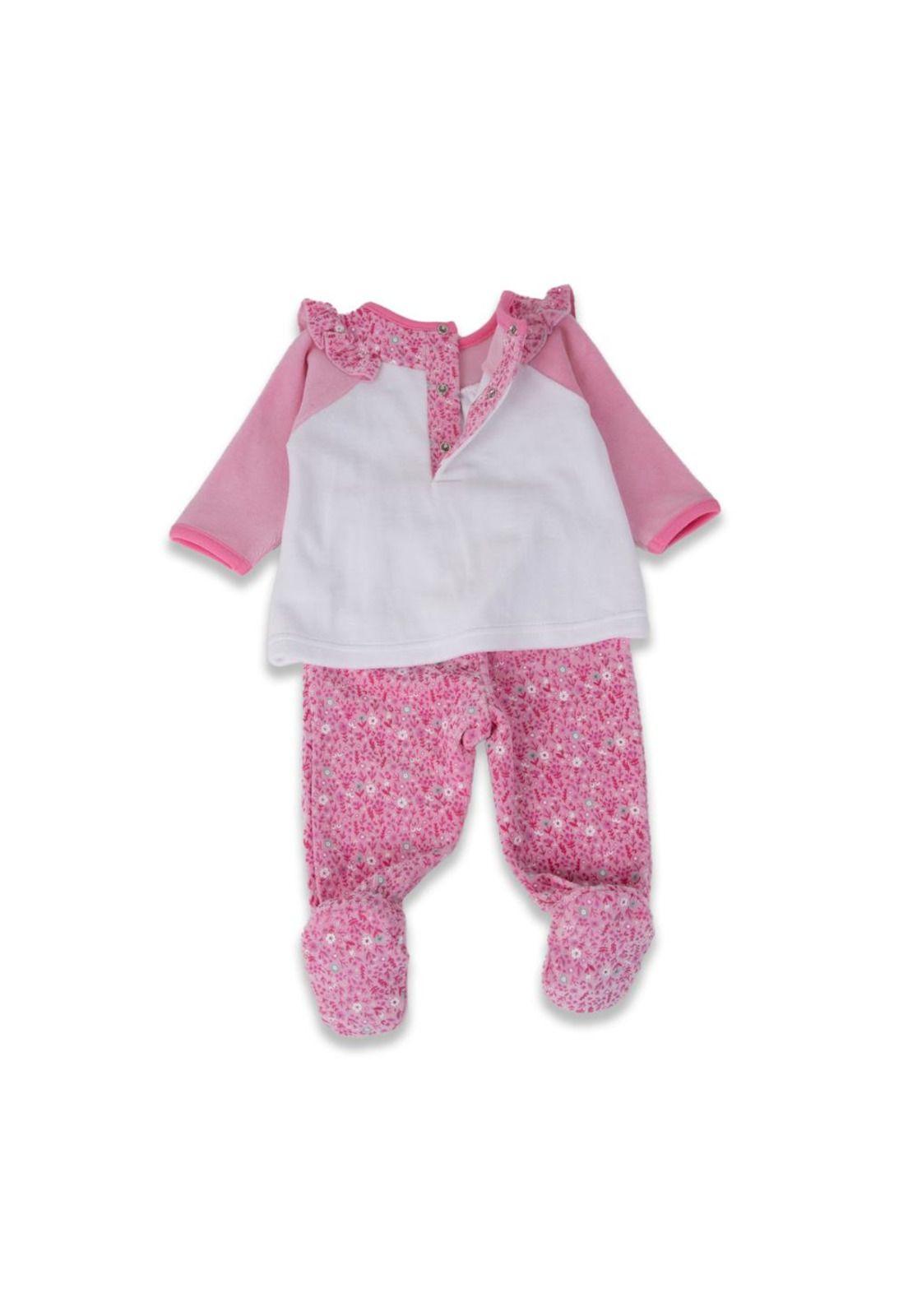 Conjuntos Bebé Niña Rosado Pillin-3