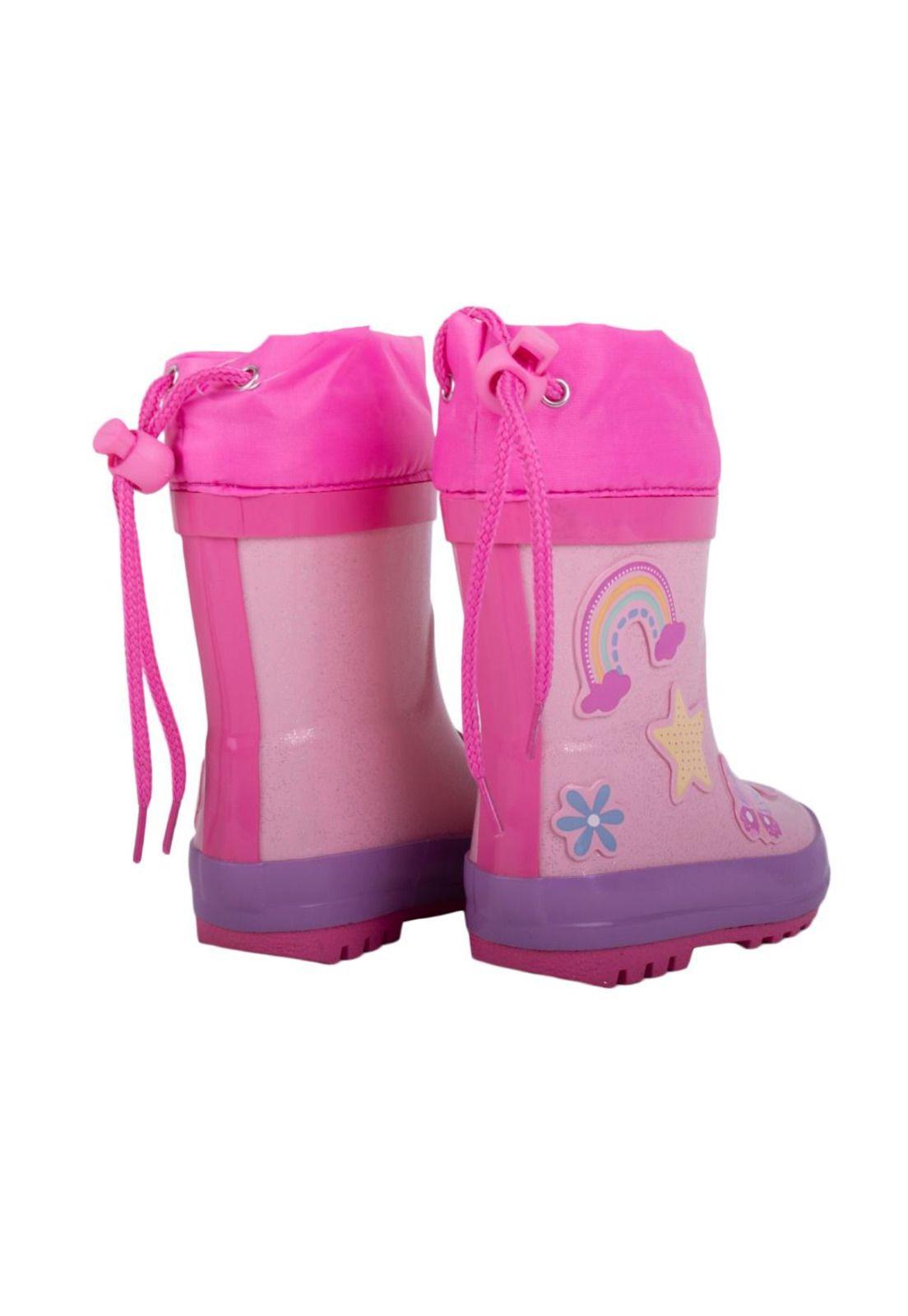 Bota agua Niña Rosado Pillin-3