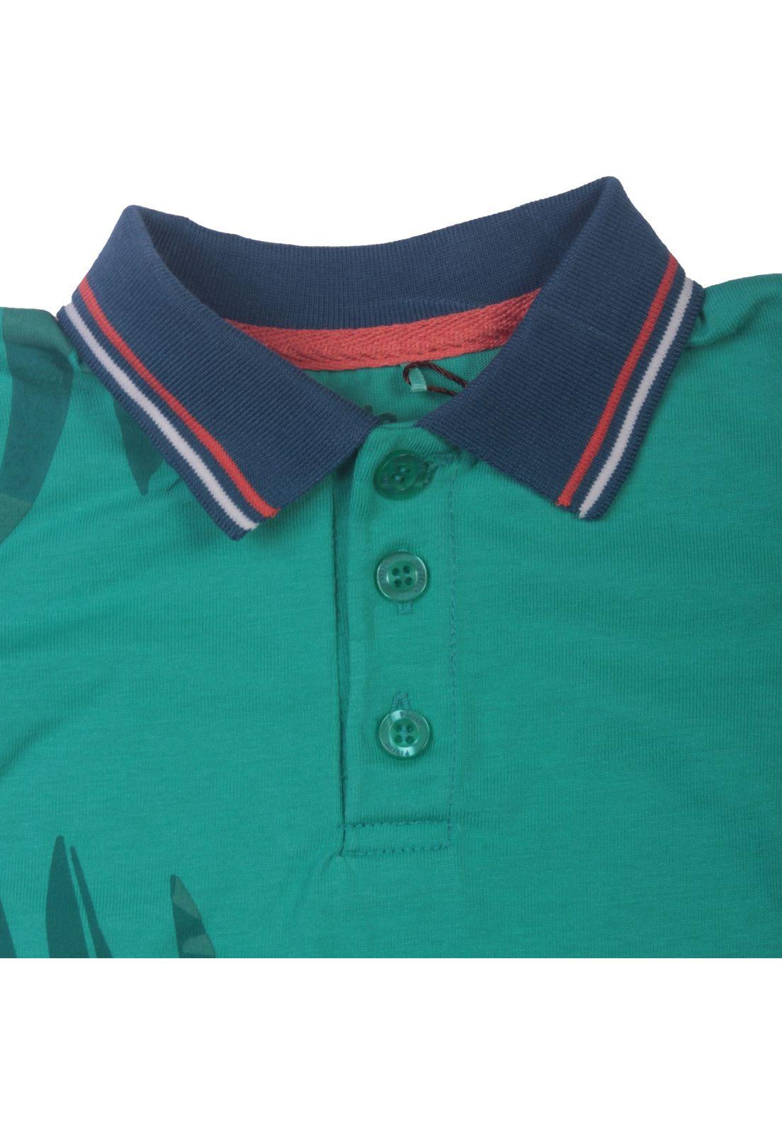 Polera Bebe Niño Turquesa Pillin-3