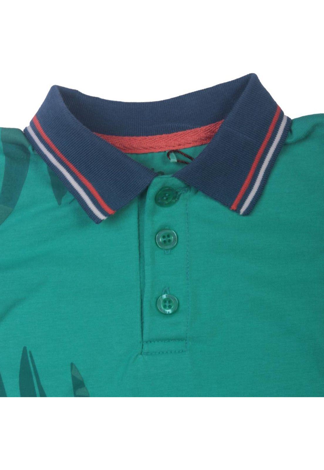 Polera Bebe Niño Turquesa Pillin-2