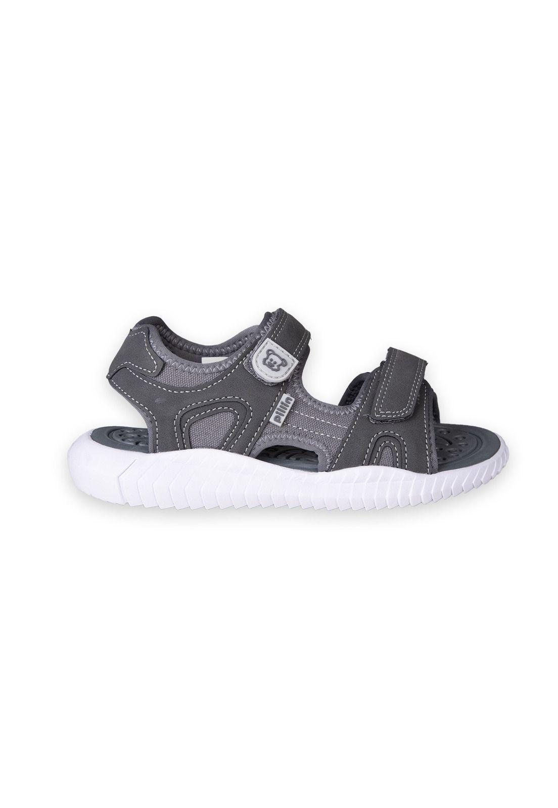 Sandalias Niño Gris Pillin (PZC438-25GRI )-1