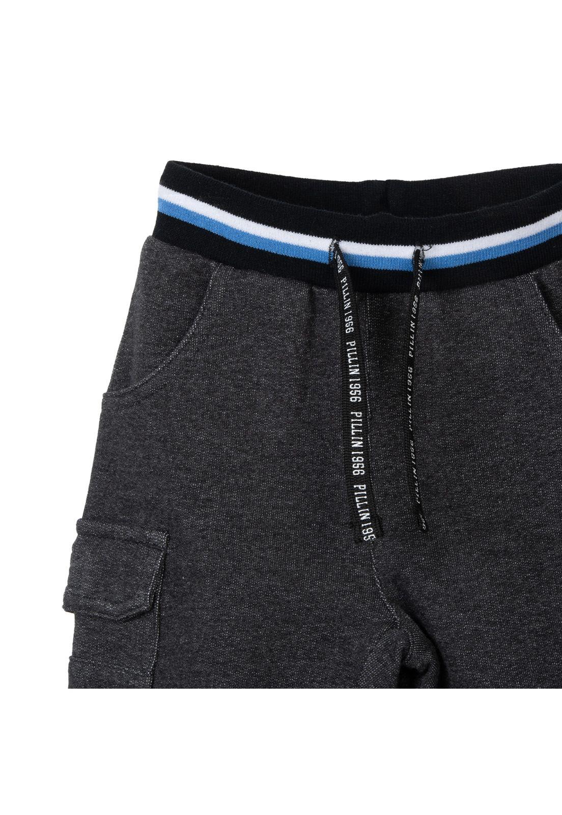 Pantalón Buzo Bebé Niño Cargo Marengo Pillin-2