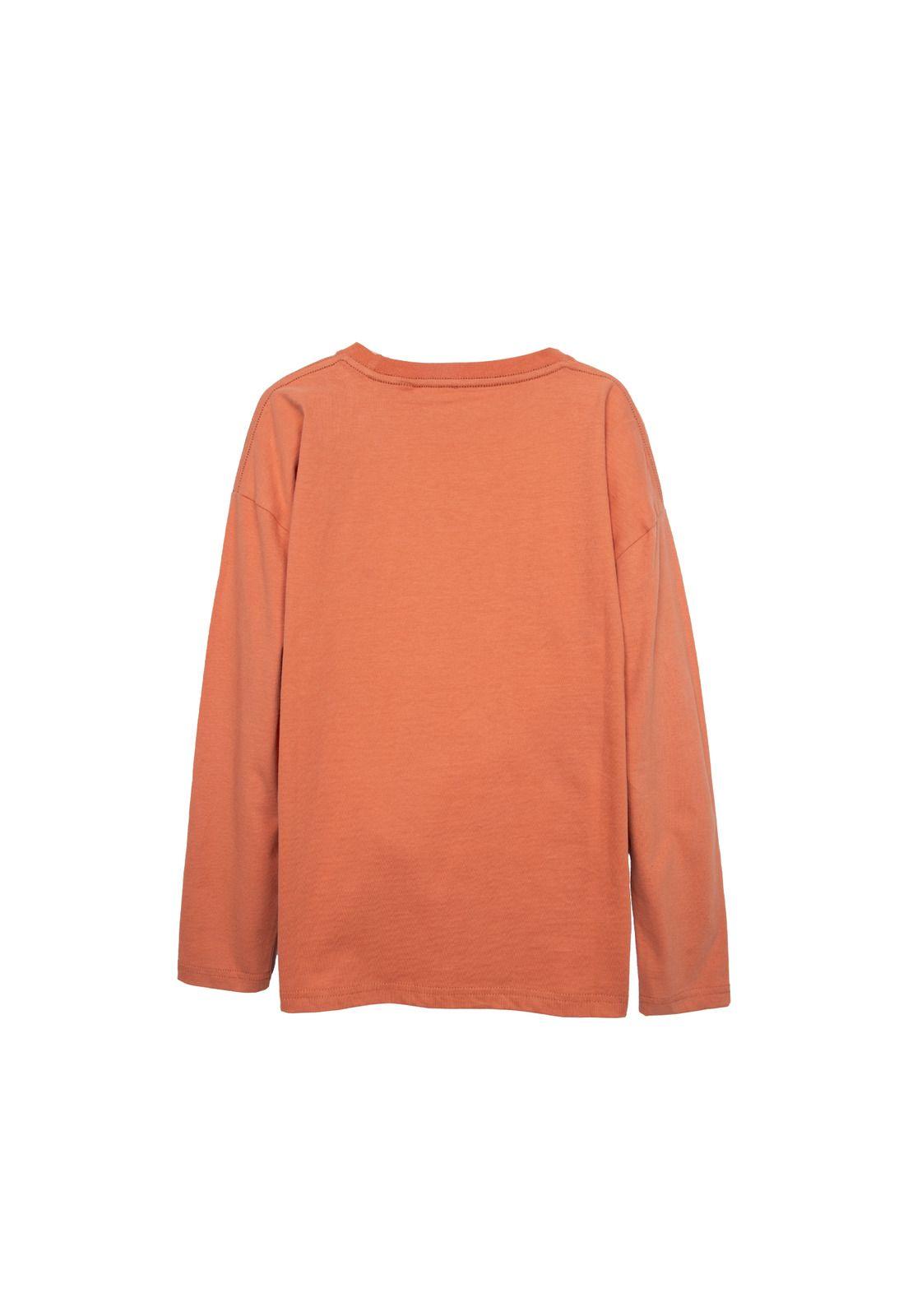 Polera  Naranja Niño Pillin (TVD604-26NAR)-1