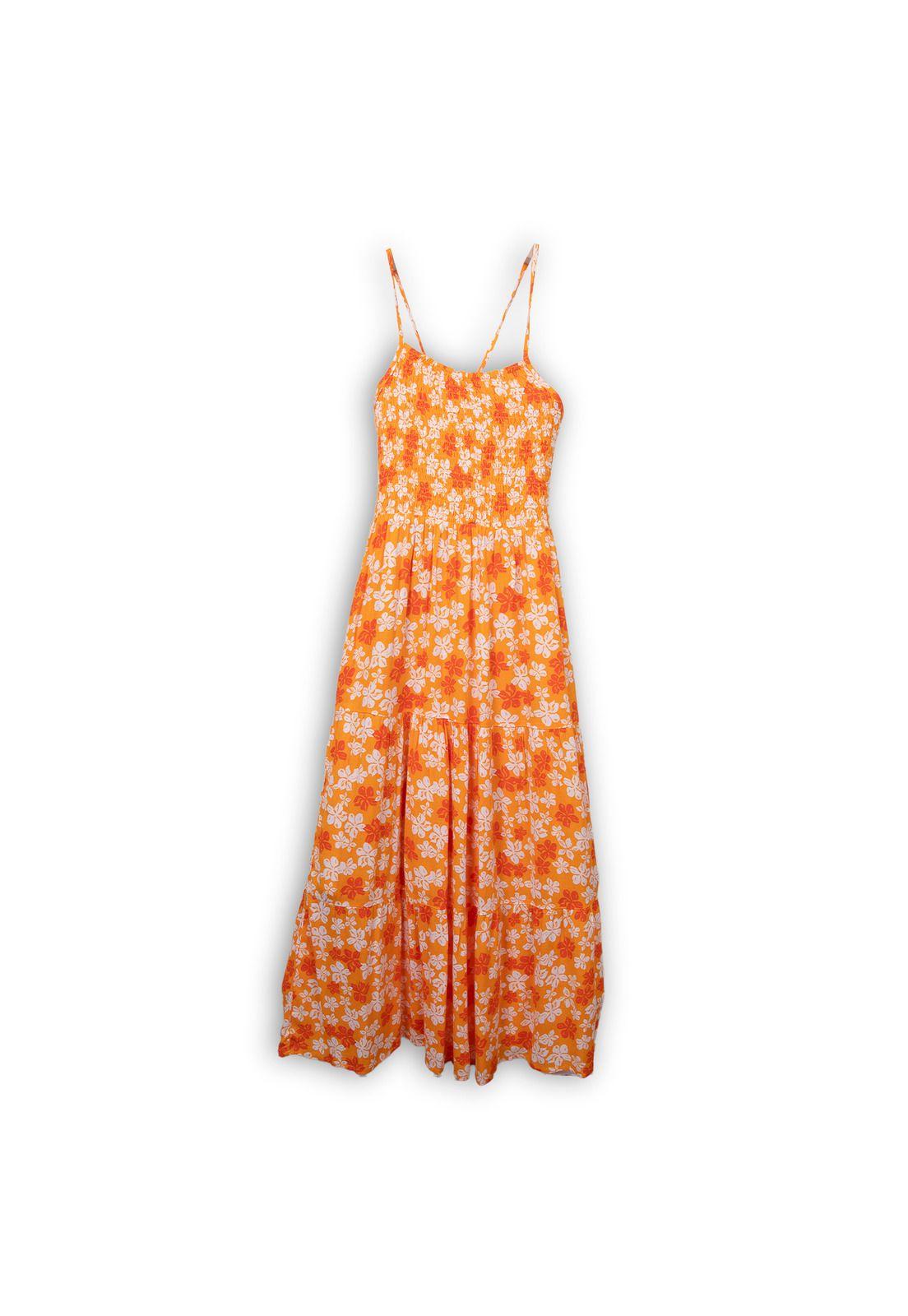 Vestido Niña Naranjo Pillin (TVC813-25NAR)-0