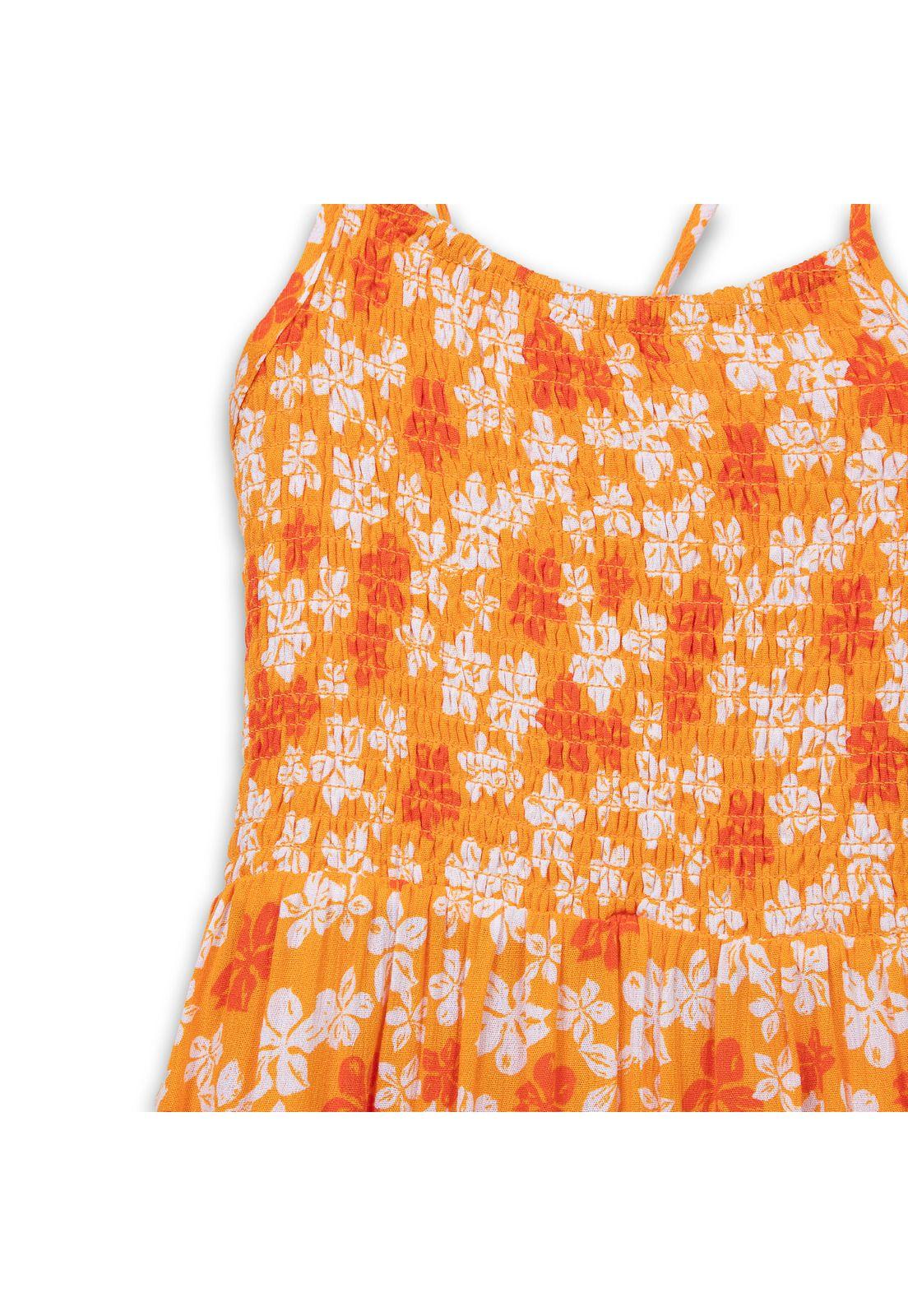 Vestido Niña Naranjo Pillin (TVC813-25NAR)-2