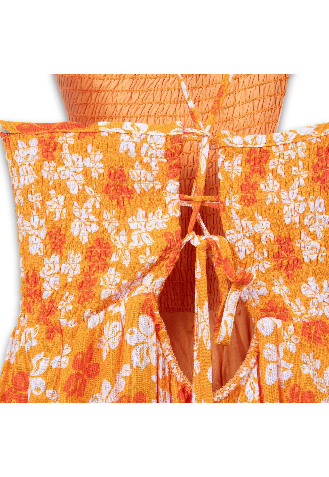 Vestido Niña Naranjo Pillin (TVC813-25NAR)-3