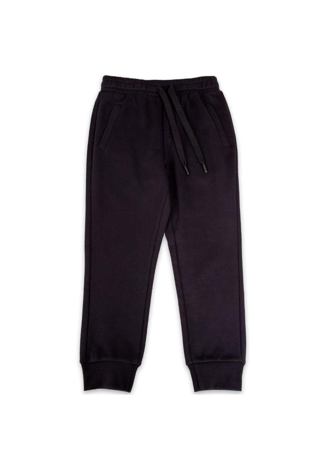 Pantalón Buzo Niño Gris oscuro Pillin-0
