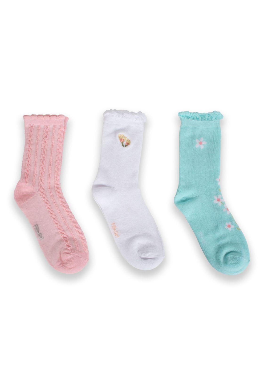 Calcetín Niña Multicolor Pillin-1