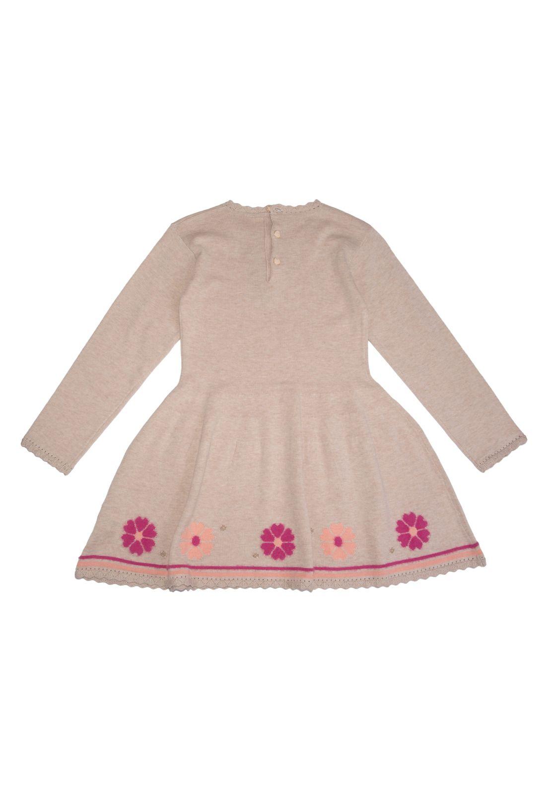 Vestido Niña Beige Pillin (PVB921-25BEI )-3