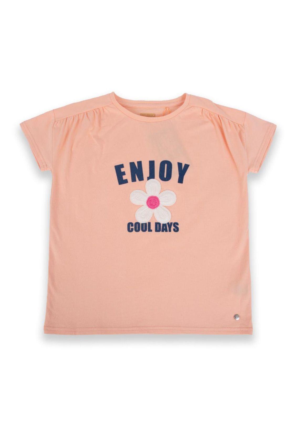 Polera Niña Naranja Pillin-0