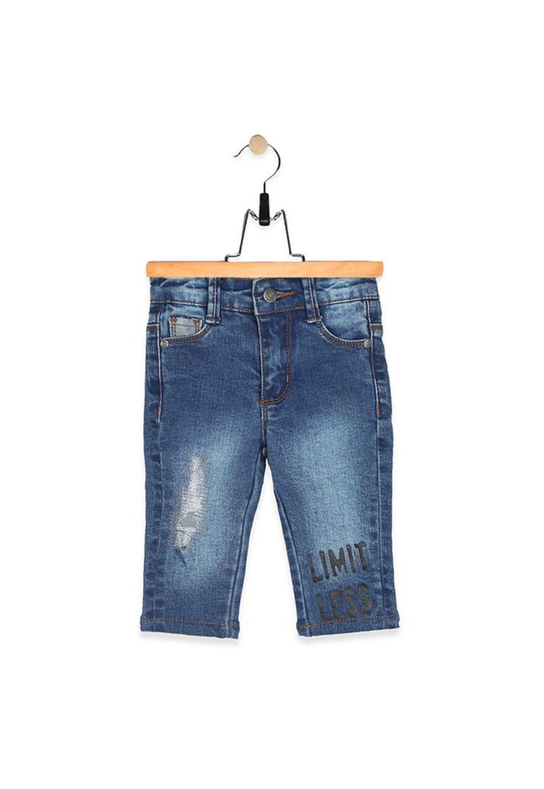 Jeans Joggs Niño Bebé Jean Invierno Azul-0