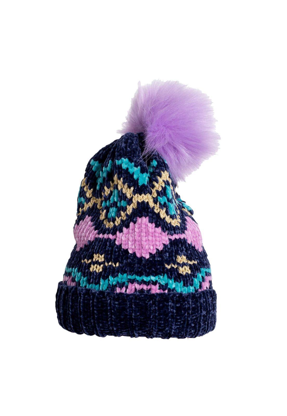 Gorro Niña Morado Pillín-0