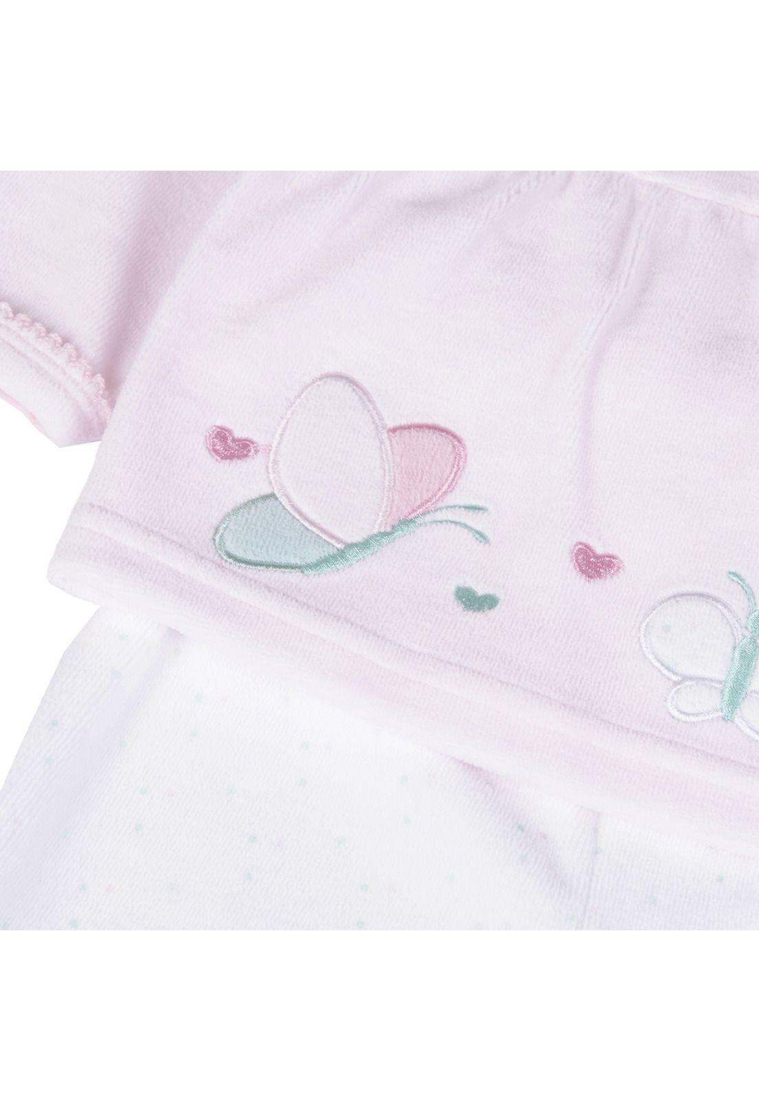 Conjunto Bebe  Rosado Pillin ( PVB307-25ROS )-1