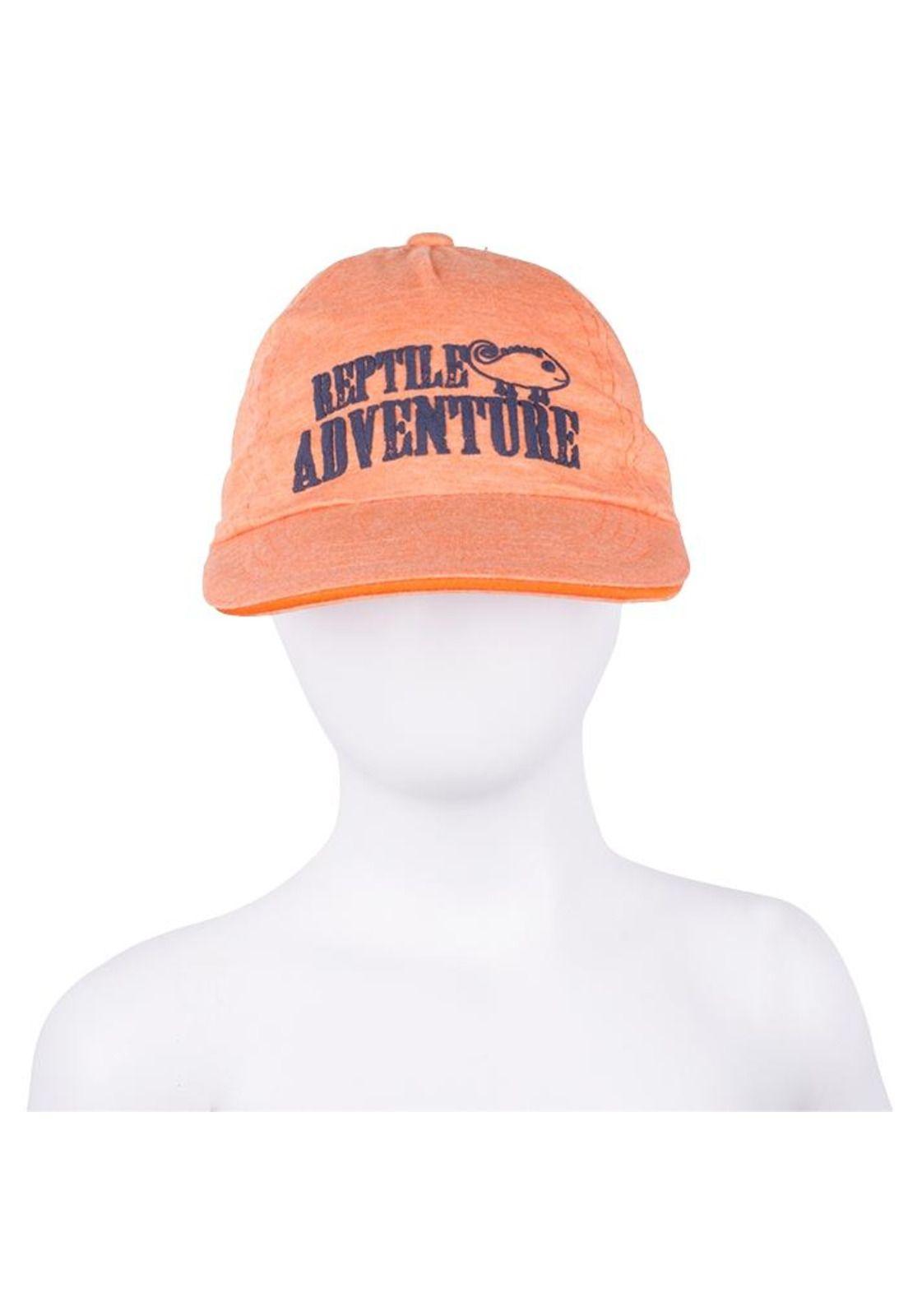 Gorro Bebé Algodón Verano Niño Naranja-0